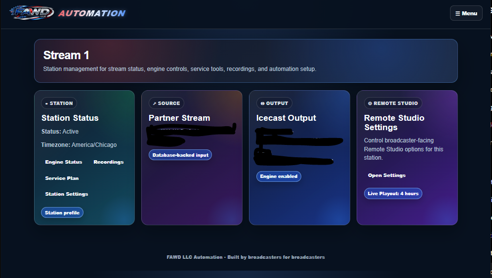 FAWD LLC Automation station management